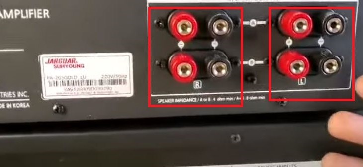 Amply 2 kênh kết nối với 2 bộ khuếch đại riêng biệt Amply 2 kênh kết nối với 2 bộ khuếch đại riêng biệt để kết nối với 2 loa
