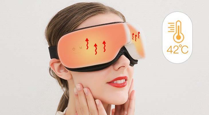 Máy massage Nhật Bản sử dụng cộng nghệ nóng - lạnh giúp mắt thư giãn hiệu quả Máy massage mắt Nhật Bản sử dụng công nghệ nóng - lạnh giúp mắt thư giãn hiệu quả