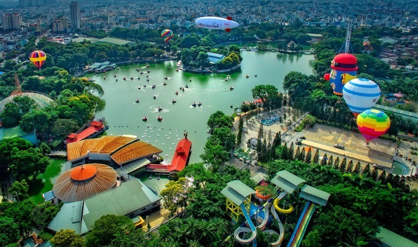 Công viên nước Đầm Sen là một trong những công viên nước Sài Gòn nổi tiếng nhất Công viên nước Sài Gòn thú vị