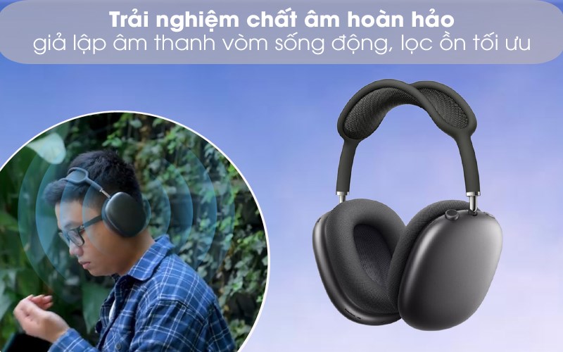 Tai nghe Bluetooth Chụp Tai AirPods Max Apple phù hợp với không gian phòng chơi game