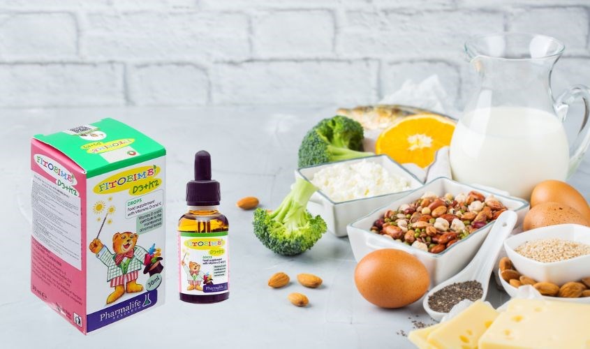 Siro Fitobimbi D3+K2 hỗ trợ hấp thu canxi 30 ml 