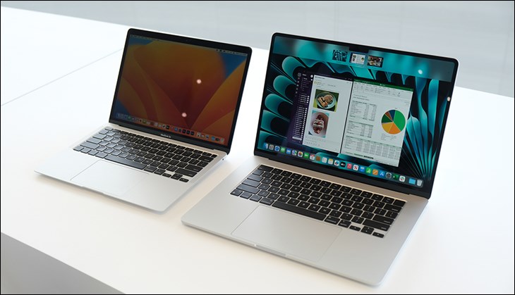 MacBook Air 15 inch sở hữu thiết kế tinh tế, sang trọng và diện tích hiển thị lớn hơn so với 13 inch