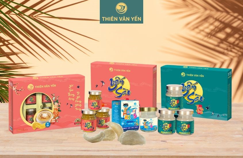 Yến sào từ Thiên Vân Yến được đánh bắt từ Buôn Ma Thuột và đảo Kiên Giang