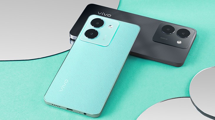 Thiết kế mặt lưng của VIVO Y36 mang lại hiệu ứng màu sắc đặc biệt