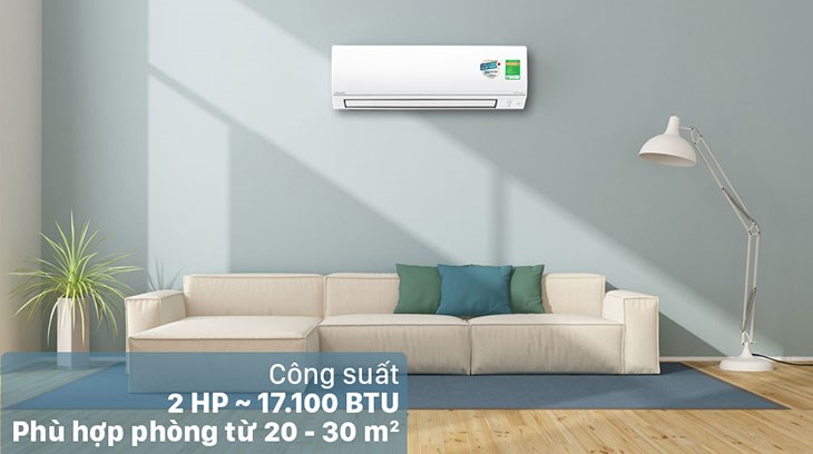 Điều hòa 2 chiều Daikin Inverter 2 HP FTHF50VVMV có chế độ Fan Only giúp lưu thông không khí, tiết kiệm điện năng và an toàn sức khỏe