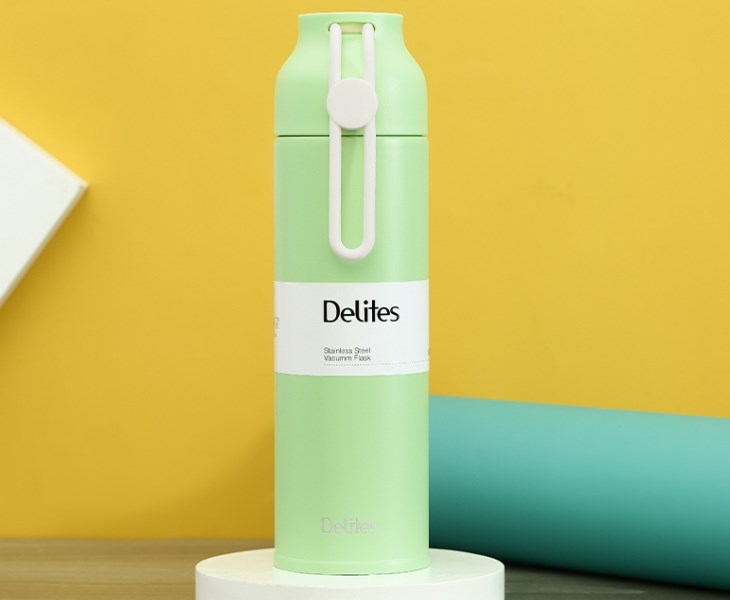 Bình giữ nhiệt inox 350 ml Delites K350B73 với thiết kế nhỏ gọn, màu sắc nổi bật, đẹp mắt