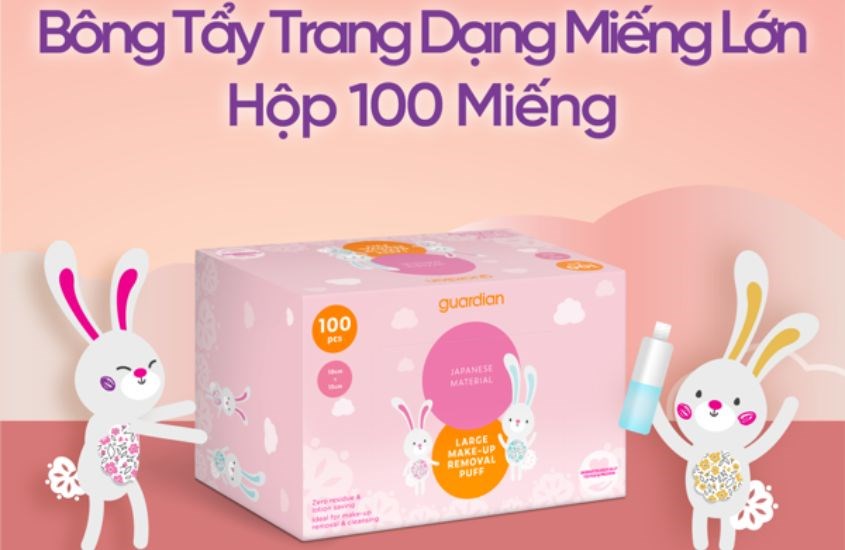 Bông tẩy trang Guardian