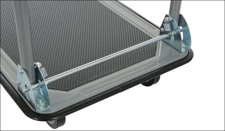 Xe đẩy hàng Advindeq TL-320 có thiết kế 4 bánh xe phía dưới giúp vận chuyển nhanh chóng hơn