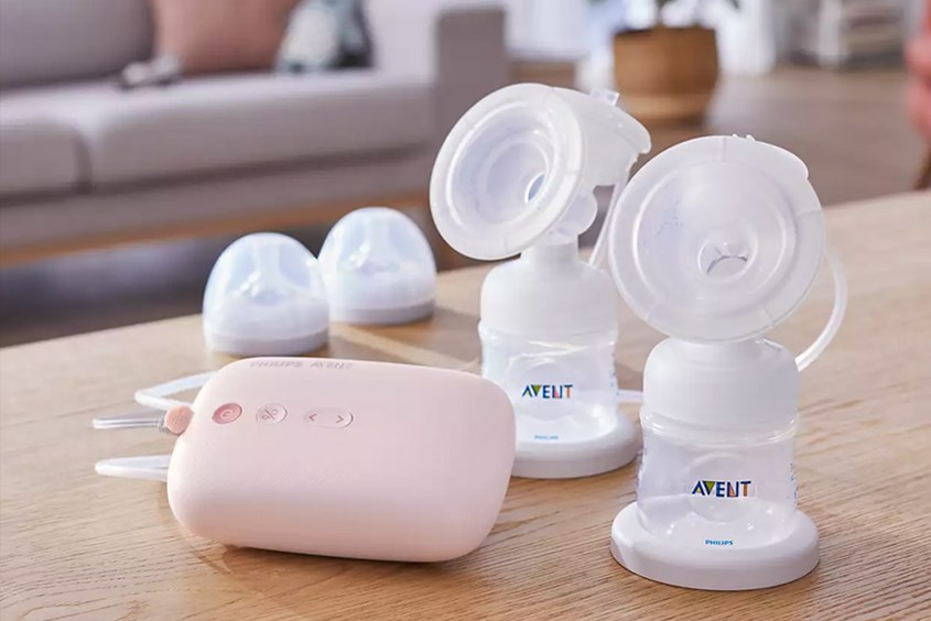 Máy hút sữa điện đôi Philips Avent Eureka SCF393.11 Máy hút sữa điện đôi Philips Avent Eureka SCF393.11
