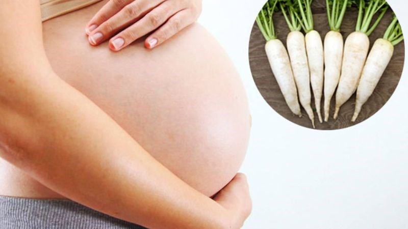 Củ cải trắng mang lại nhiều lợi ích cho phụ nữ mang thai