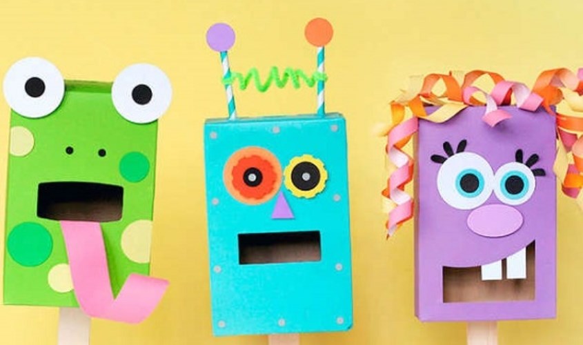 Cách làm con rối bằng hộp sữa ngộ nghĩnh