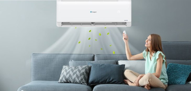 Chế độ Sleep trên điều hòa Casper Inverter 1 HP TC-09IS35 luôn giữ điều hòa ở mức yên tĩnh