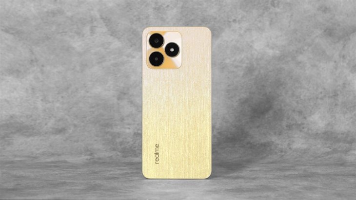 realme C53 sở hữu ngoại hình vuông vức, hiện đại