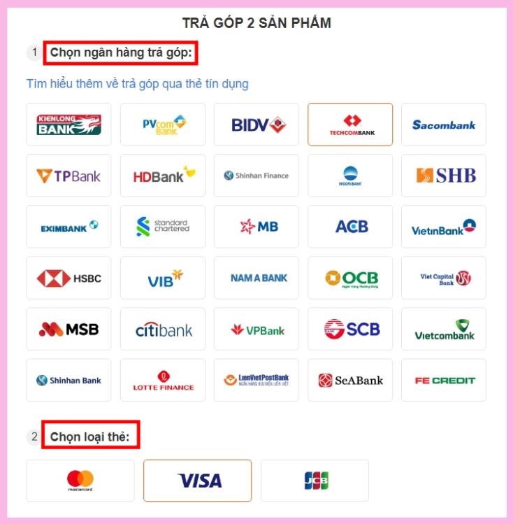 Giỏ hàng trả góp của AVAKids được nhiều mẹ bỉm lựa chọn