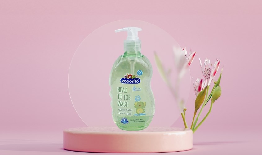 Dầu tắm gội cho bé Kodomo chiết xuất mầm lúa mì 400 ml (mọi độ tuổi)