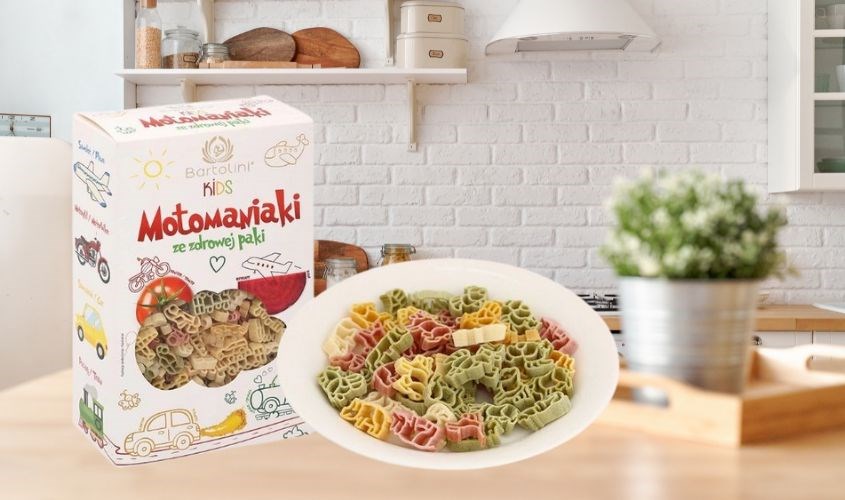 Nui lúa mì pasta và rau củ Bartolini 250g