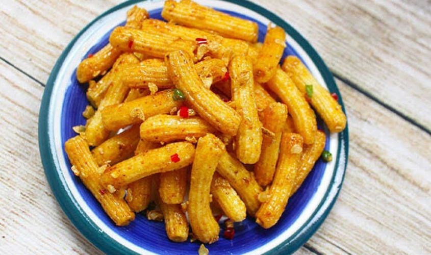 Hạn chế các món nui chiên, xào