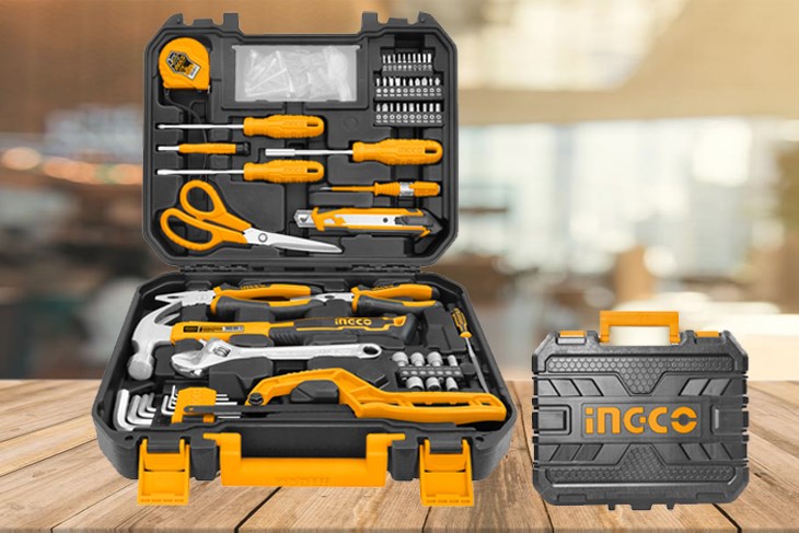 Bộ dụng cụ đa năng 120 món Ingco HKTHP21201 có đa dạng các loại dụng cụ đáp ứng nhiều nhu cầu sửa chữa khác nhau