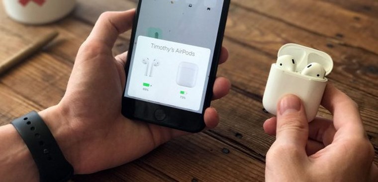Airpods dễ dàng kết nối với các thiết bị cùng hệ sinh thái Apple