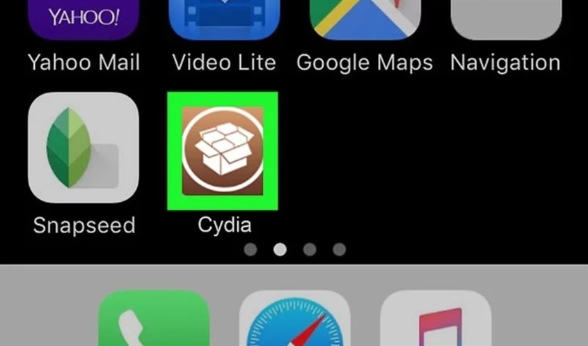 Bạn mở ứng dụng Cydia trên iPhone đã tiến hành jailbreak