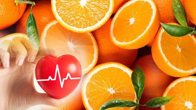 Cam giúp tăng cường sức khỏe tim mạch một cách hiệu quả