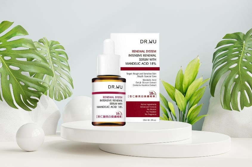 Sản phẩm tinh chất tái tạo chuyên sâu Mandelic Acid 18% giúp giảm nếp nhân