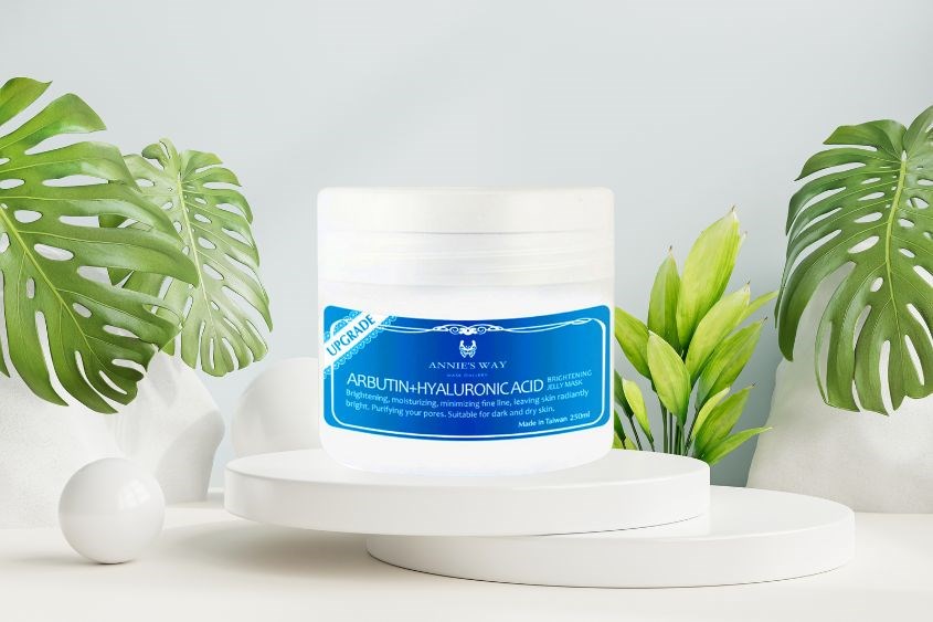 Sản phẩm mặt nạ thạch Annie’s Way Arbutin + Hyaluronicacid Jelly Mask giúp ngăn ngừa lão hoá và dưỡng sáng da