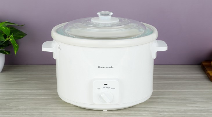 Nồi nấu chậm Panasonic 5 lít NF-N51AWRA phù hợp để nấu cháo dinh dưỡng cho trẻ ăn dặm