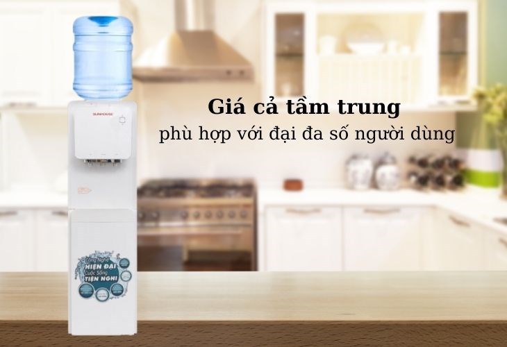 Cây nước nóng lạnh Sunhouse SHD9546 670W có giá 2.990.000 VNĐ (cập nhật 06/2023, có thể thay đổi theo thời gian), phù hợp với nhiều phân khúc người dùng
