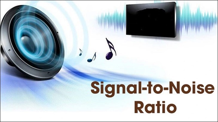 Chỉ số SNR biểu thị sự ảnh hưởng đến chất lượng âm thanh đầu ra của các thiết bị âm thanh điện tử