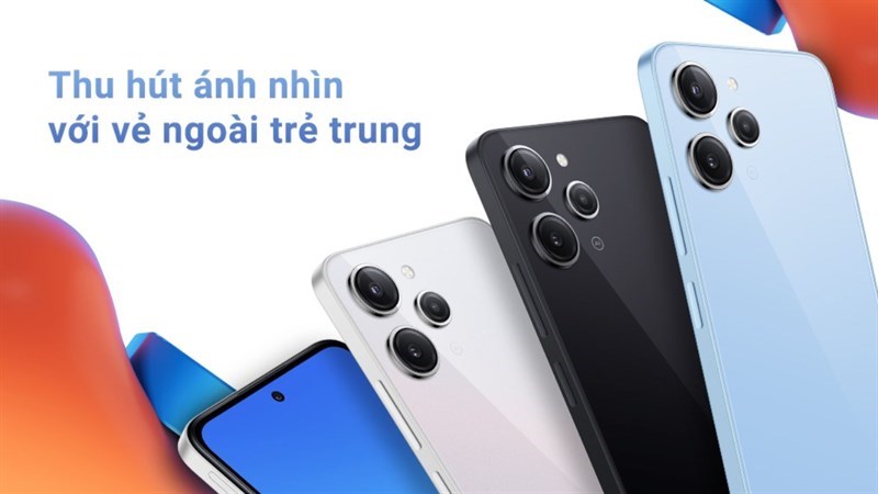 Hãng đã tinh tế trang bị cho Xiaomi Redmi 12 bảng màu trẻ trung