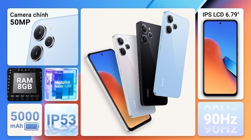 Xiaomi Redmi 12 có nhiều đặc điểm cùng tính năng nổi bật