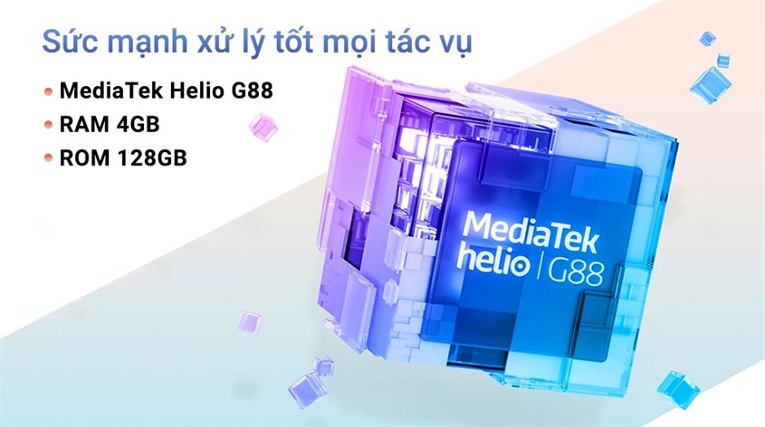 Xiaomi Redmi 12 được trang bị bộ vi xử lý Helio G88 từ nhà MediaTek