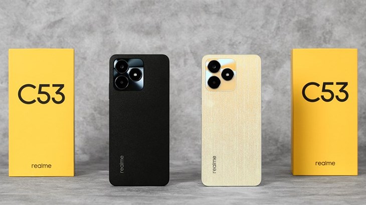 realme C53 sở hữu mặt lưng nhám độc đáo và đẹp mắt
