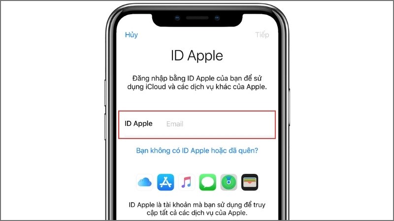 Kiểm tra Apple ID của bạn 