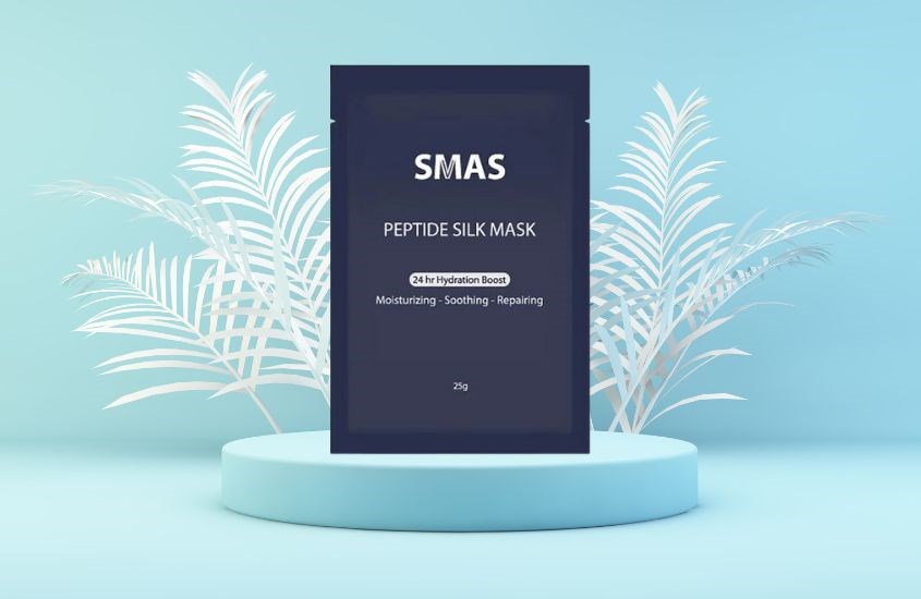 Mặt nạ Smas Peptide Silk Mask giúp cấp ẩm và hồi phục da