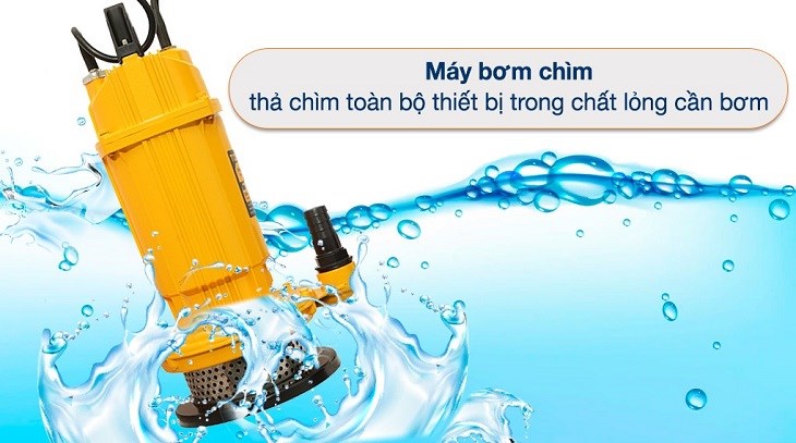 Máy bơm chìm là gì? Có nên mua máy bơm chìm sử dụng trong gia đình?