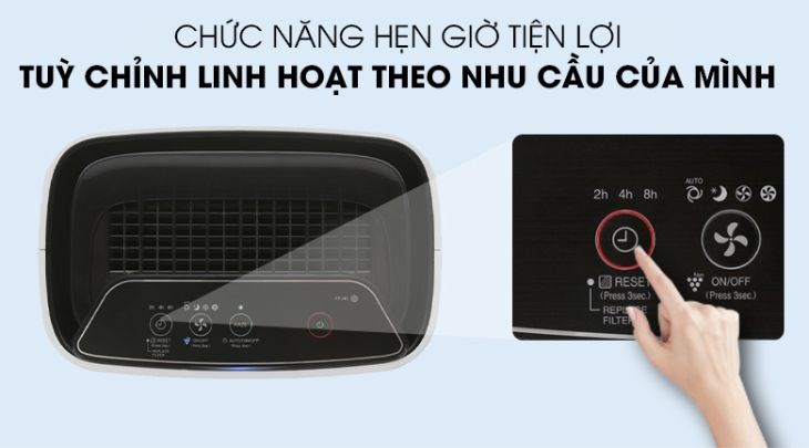 Bảng điều khiển máy dạng nút nhấn trực quan, sử dụng dễ dàng với cả những người lớn tuổi Bảng điều khiển máy dạng nút nhấn trực quan, có chế độ hẹn giờ linh hoạt, tiện lợi