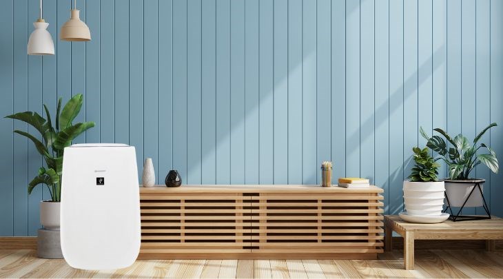 Máy lọc không khí Sharp FP-J40E-W 23W có kiểu dáng gọn gàng, hiện đại, dễ dàng di chuyển Máy lọc không khí Sharp FP-J40E-W 23W có kiểu dáng gọn gàng, hiện đại, dễ dàng di chuyển