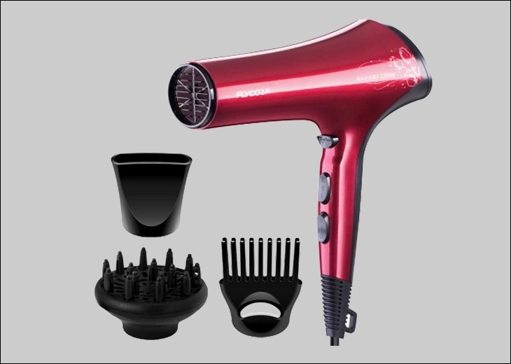 MÁY SÂY TÓC FLYCO FH 6275 có chế độ sấy mát giúp hạn chế tối đa những hư tổn cho tóc của bạn