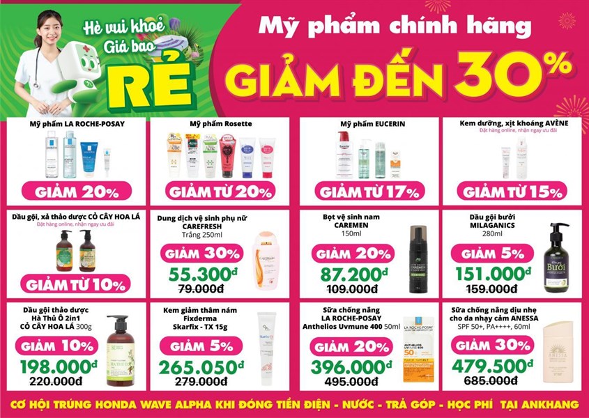 Khuyến mãi khai trương Nhà thuốc An Khang Tiền Giang