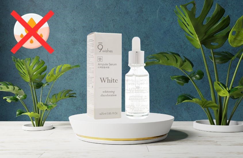 Tinh chất dưỡng trắng da chiết xuất Gạo 9 Wishes Miracle White Ampule 25 ml có thể chứa một số thành phần dưỡng ẩm không phù hợp cho da dầu