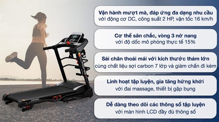 Máy Chạy Bộ Poongsan TMP 900 được bán với giá còn 12.500.000 đồng (cập nhật 07/2023 và có thể thay đổi theo thời gian)