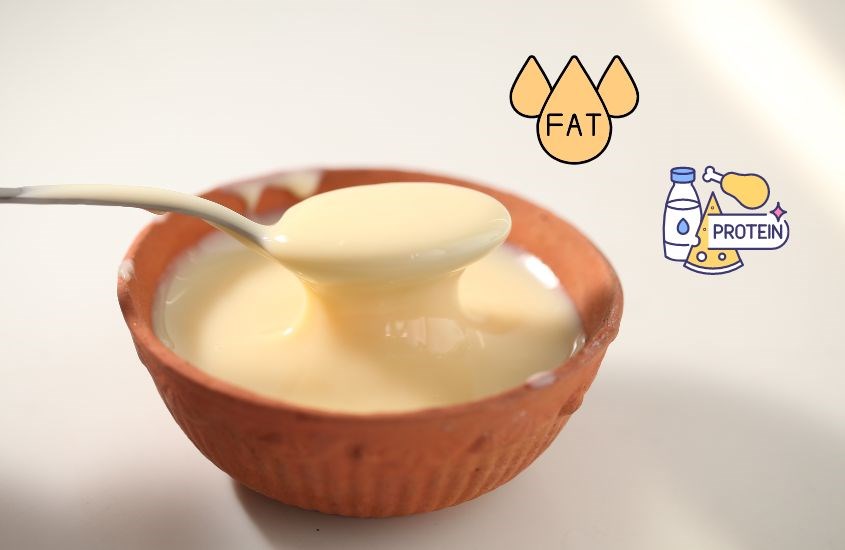 Thành phần trong sữa đặc chứa nhiều hàm lượng chất béo và chất đạm 