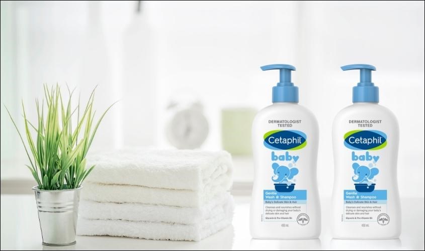 Sữa tắm gội cho bé Cetaphil Baby Gentle hương dịu nhẹ 400 ml
