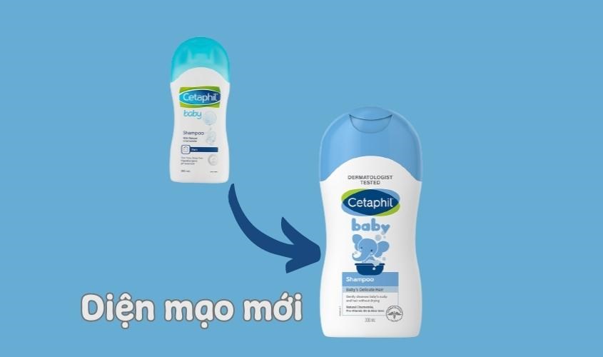 Diện mạo mới của dầu gội cho bé Cetaphil chiết xuất lô hội và hoa cúc 200 ml