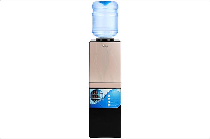 Nhờ sở hữu kiểu dáng sang trọng, cây nước nóng lạnh Midea YL1836S-B 520W giúp tôn lên vẻ đẹp của không gian