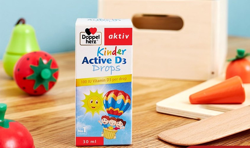 Cộng dụng vượt trội của siro Kinder Active D3 Drops