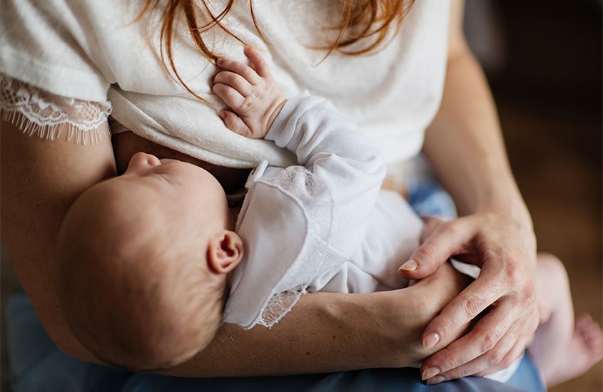 Sản phẩm phù hợp với trẻ sơ sinh bú mẹ hoàn toàn