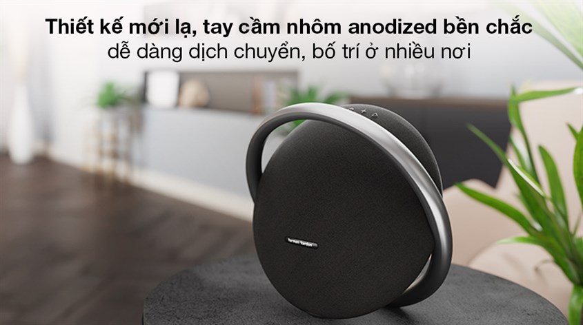 Loa Bluetooth Harman Kardon Onyx Studio 7 và 8 đều sở hữu thiết kế dạng tròn đặc trưng
